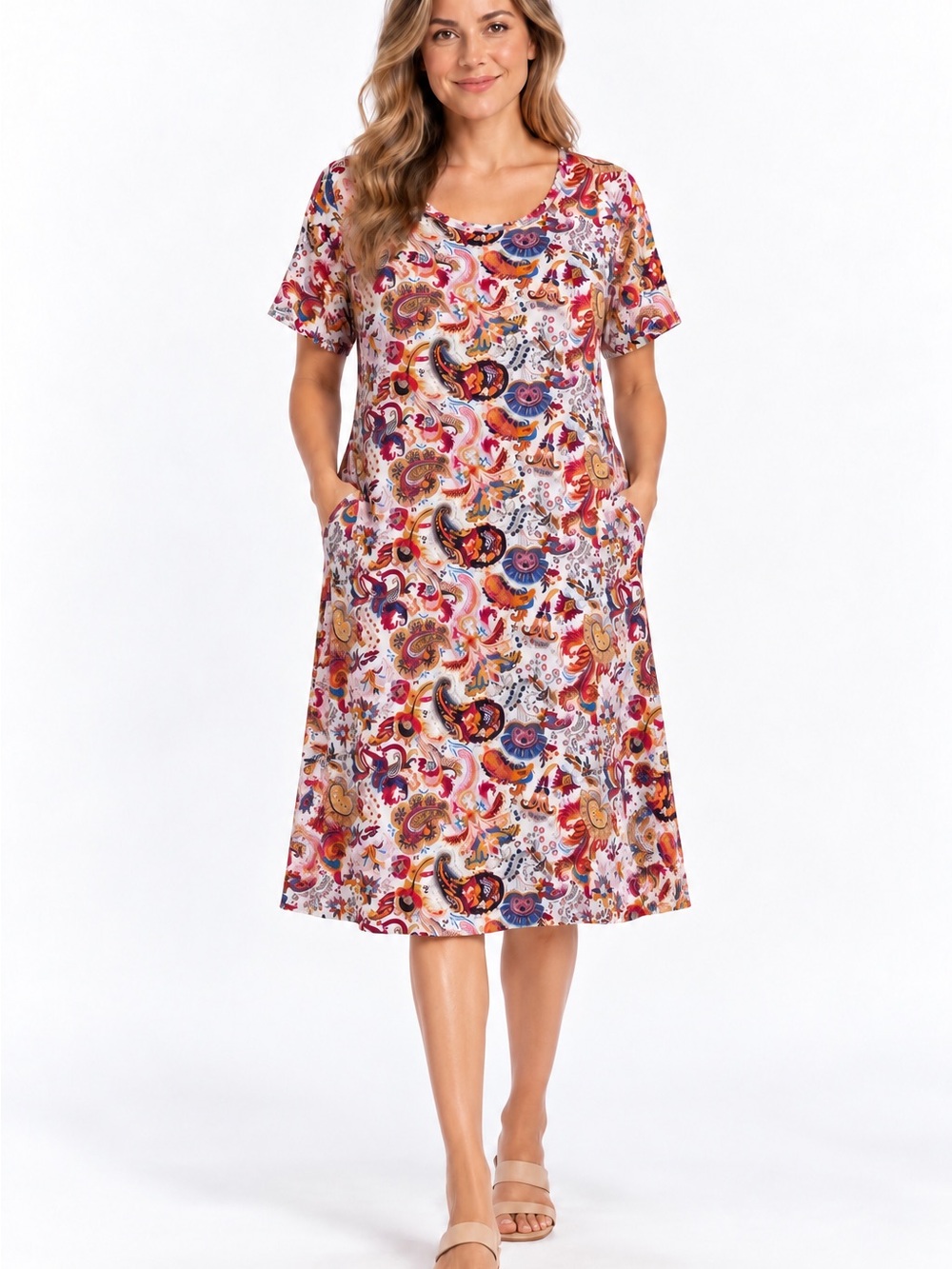 Lularoe Jessie Midi Dress Size 2XL